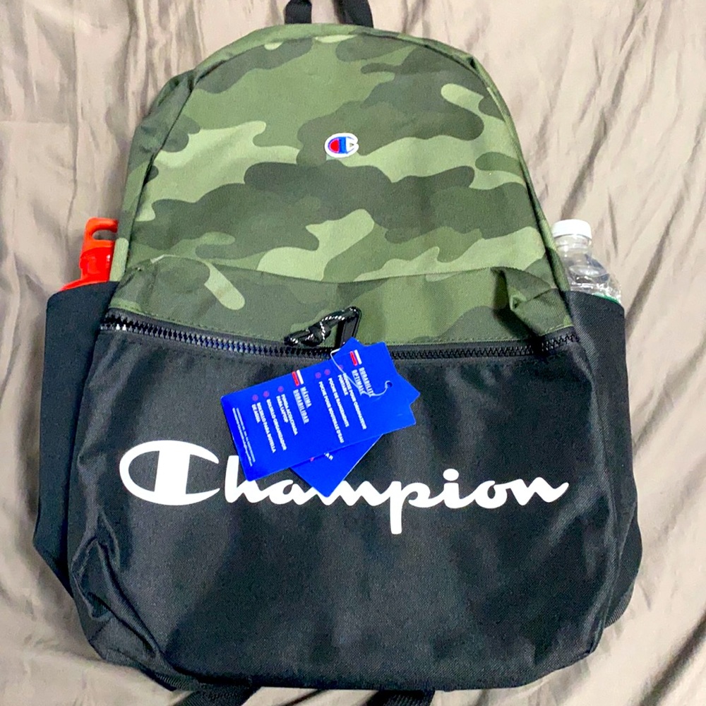 Champion camo back pack / book bag. Great color way and lots of space!